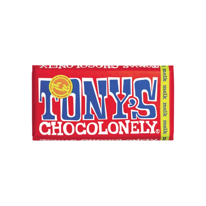 Chocolade Tony's Chocolonely melk reep 180gr