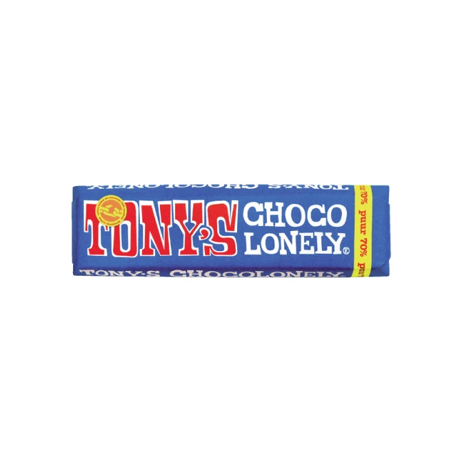 Chocolade Tony's Chocolonely puur reep 50 gr