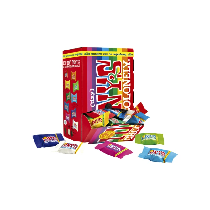 Chocolade Tony's Chocolonely tiny mix doos 100 st