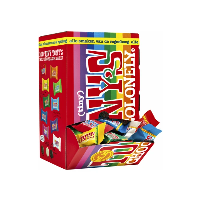 Chocolade Tony's Chocolonely tiny mix doos 100 st