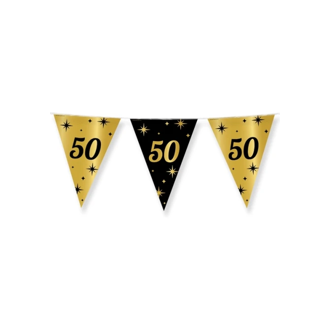 Classy Party flags foil 50