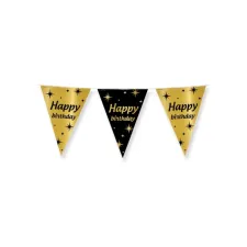 Classy Party flags foil Happy Birthday