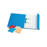 Clipexmap Secolor A4 100% gerecycled karton 250gr blauw
