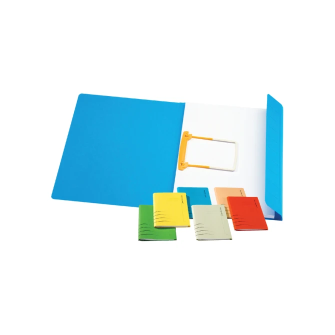 Clipmap Secolor A4 100% gerecycled karton 250gr geel verpakt per 10 stuks
