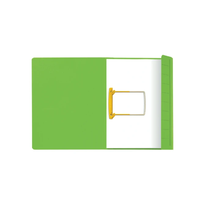 Clipmap Secolor A4 100% gerecycled karton 250gr groen verpakt per 10 stuks