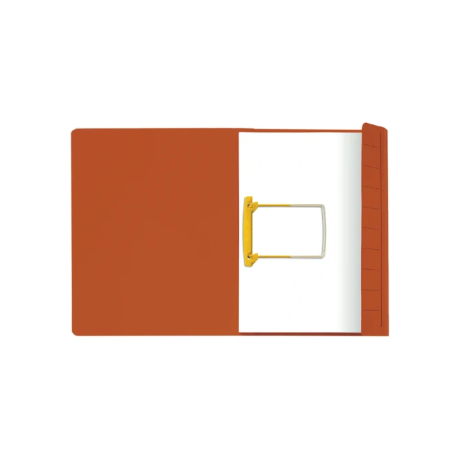 Clipmap Secolor A4 100% gerecycled karton 250gr rood verpakt per 10 stuks