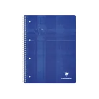 Collegeblok Clairefontaine Studium A4+ ruit 5x5mm 4-gaats 80 pagina's assorti