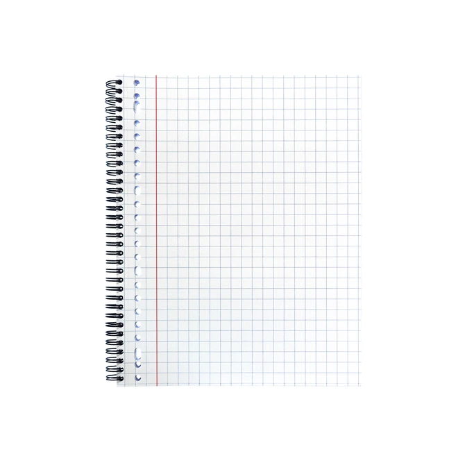 Collegeblok Multo A4 ruit 10mm 23 gaats 160 pagina's 90 gram