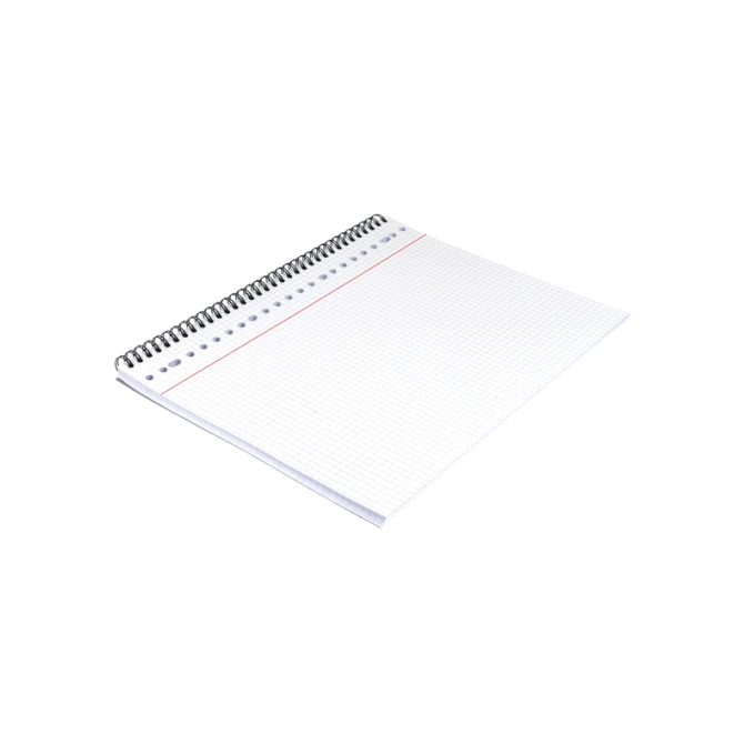 Collegeblok Multo A4 ruit  5mm 23 gaats 160 pagina's 90 gram