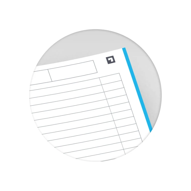 Collegeblok Oxford Office Essentials Europeanbook A4+ 4-gaats 120 vel assorti