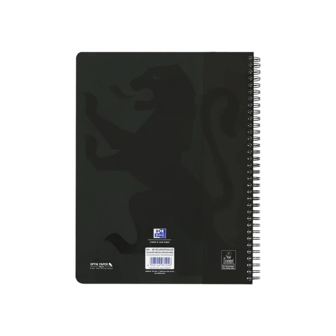 Collegeblok Oxford School A4+ lijn 23-gaats 160 pagina's 80gr voordeelpak assorti 3 stuks