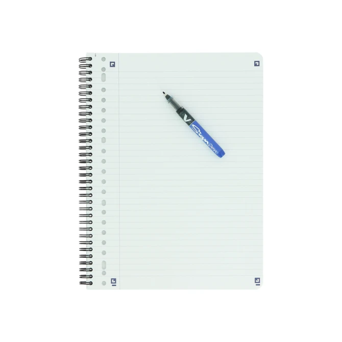 Collegeblok Oxford School A4+ lijn 23-gaats 160 pagina's 80gr voordeelpak assorti 3 stuks