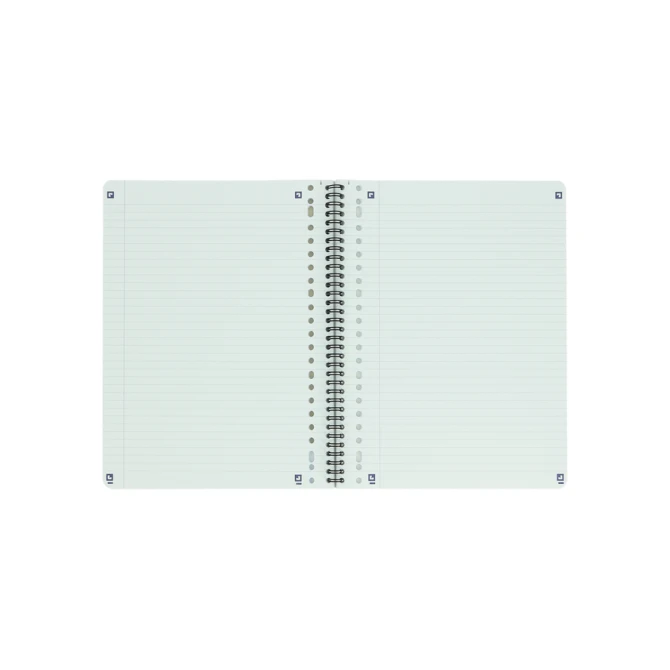 Collegeblok Oxford School A4+ lijn 23-gaats 160 pagina's 80gr voordeelpak assorti 3 stuks