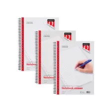 Collegeblok Quantore A4 lijn 23-gaats 4 tabs 100vel 70gr
