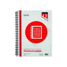 Collegeblok Quantore A4 ruit 10mm 23-gaats 100vel 70gr