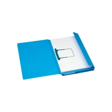 Combimap Secolor folio 1 klep recycled 250gr blauw
