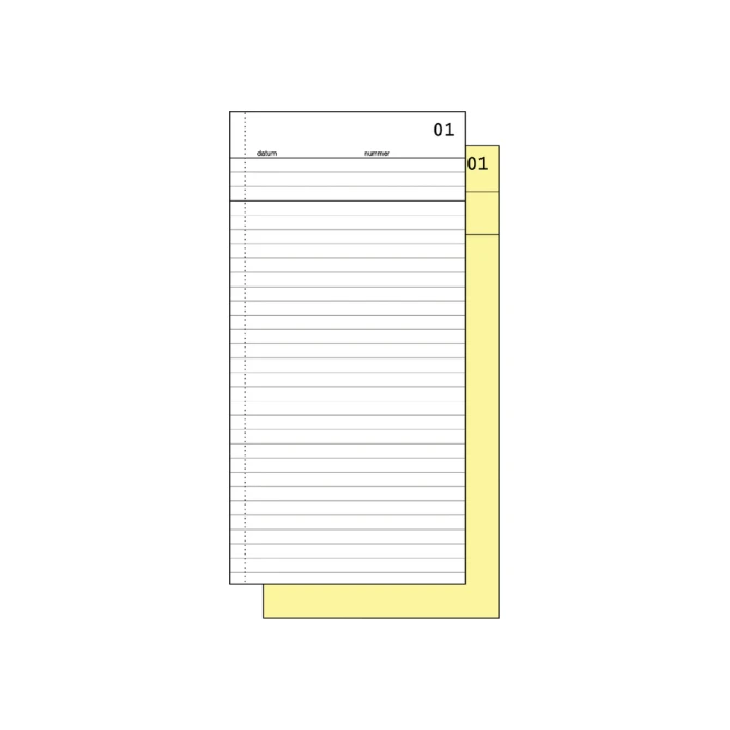 Commissieboek Expres SI-30020 210x105mm 50x2vel