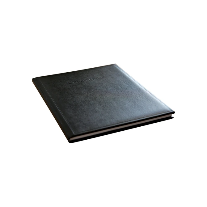 Condoleancealbum Kangaro 260x210mm zwart