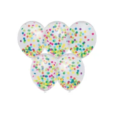 Confetti ballonnen 5 stuks