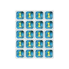 Consumptie breekmunten Combicraft 200 stuks blauw