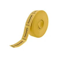 Consumptiebon Combicraft 57x30mm 2-zijdig 2x1000 stuks geel