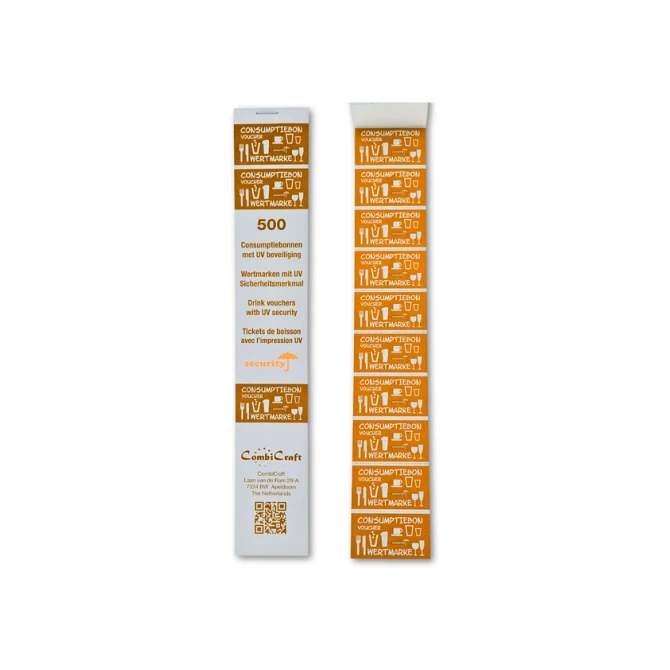 Consumptiebon Combicraft UV beveiliging 500 stuks oranje