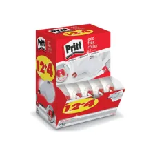 Correctietape Pritt ECO Flex 4.2mmx10m promo pack à 12+4 gratis