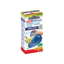 Correctietape tesa® ecoLogo® rechts & linkshandig  10mx4,2mm hangdoosje