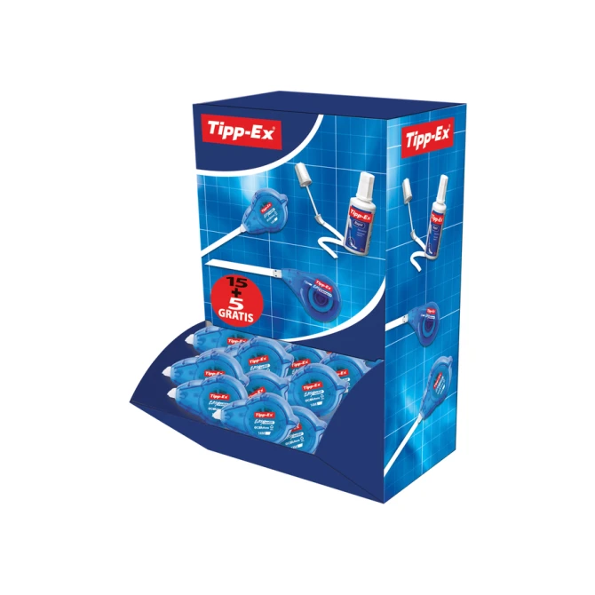 Correctietape Tipp-Ex easy refill ecolutions 5mmx14m 15+5 gratis