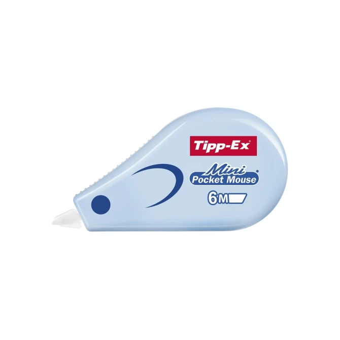 Correctietape Tipp-Ex mini pocket mouse 5mmx5m pastel assorti
