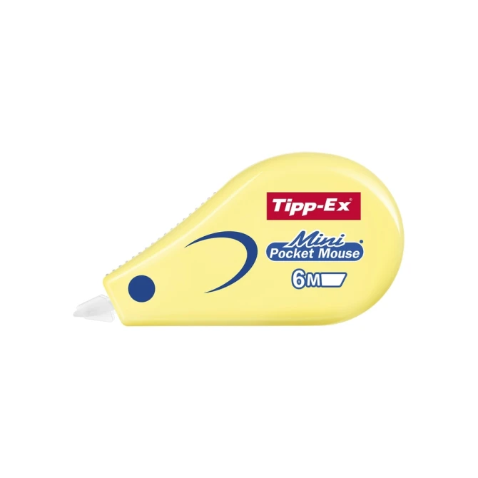 Correctietape Tipp-Ex mini pocket mouse 5mmx5m pastel assorti