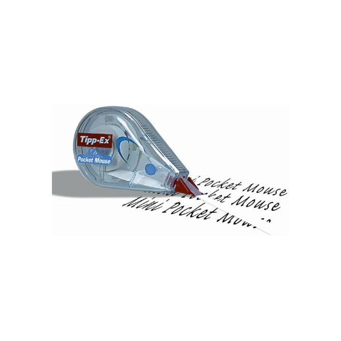 Correctietape Tipp-Ex mini pocket mouse 5mmx6m blister 2+1 gratis