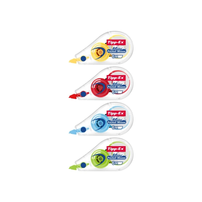 Correctietape Tipp-Ex mini pocket mouse 5mmx6m display à 30 +10 gratis