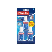 Correctievloeistof Tipp-ex Rapid 20ml blister à 3 stuks