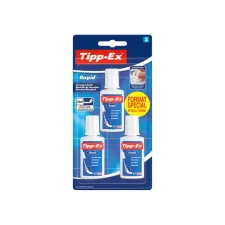 Correctievloeistof Tipp-ex Rapid 20ml blister à 3 stuks