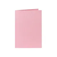 Correspondentiekaart Papicolor dubbel 105x148mm babyroze pak à 6 stuks