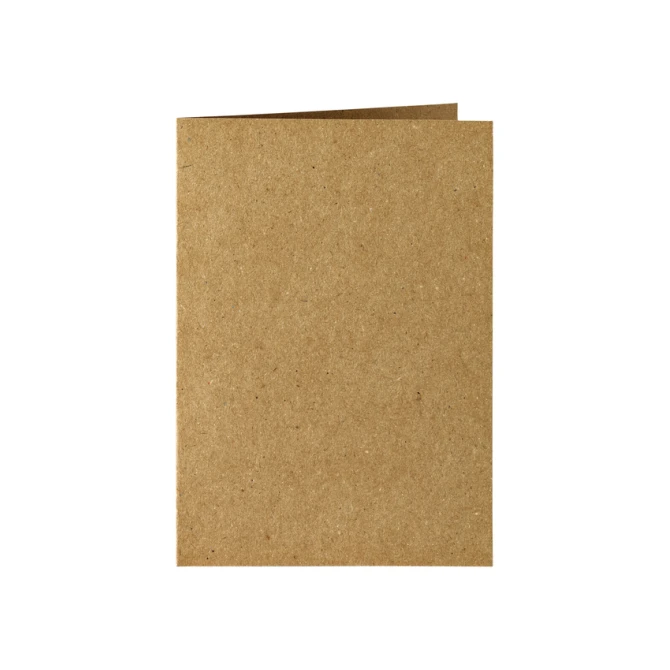 Correspondentiekaart Papicolor dubbel 105x148mm bruin pak à 6 stuks