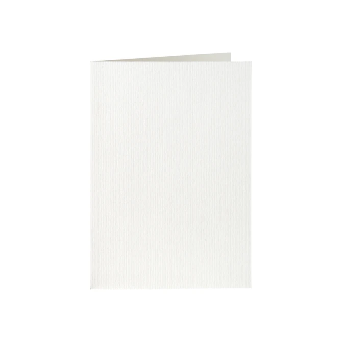 Correspondentiekaart Papicolor dubbel 105x148mm hagelwit pak à 6 stuks