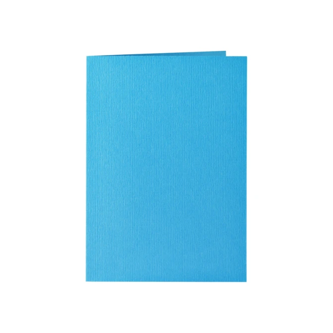 Correspondentiekaart Papicolor dubbel 105x148mm hemelsblauw pak à 6 stuks