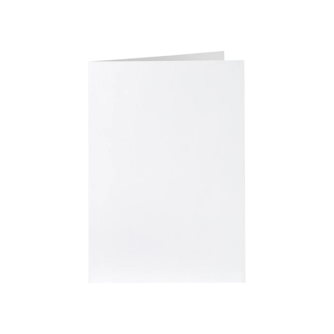 Correspondentiekaart Papicolor dubbel 105x148mm kraft wit pak à 6 stuks