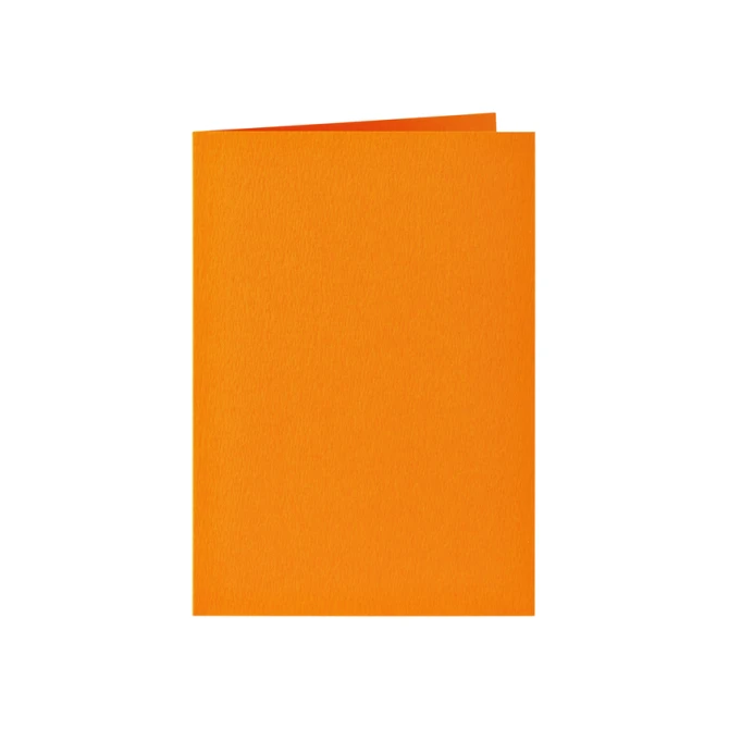Correspondentiekaart Papicolor dubbel 105x148mm oranje pak à 6 stuks