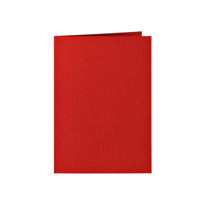 Correspondentiekaart Papicolor dubbel 105x148mm rood pak à 6 stuks