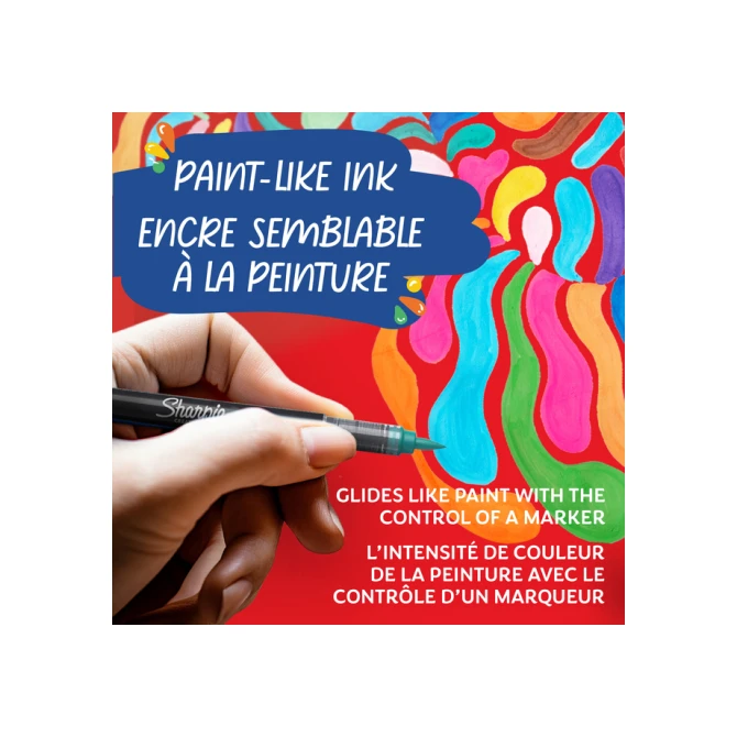 Creatieve marker Sharpie assorti blister à 12 stuks