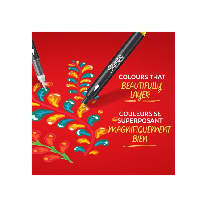 Creatieve marker Sharpie assorti blister à 12 stuks