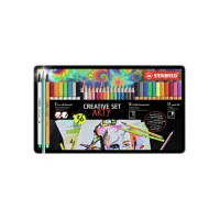 Creative set STABILO 87/3193 Arty assorti metalen etui à 36 stuks