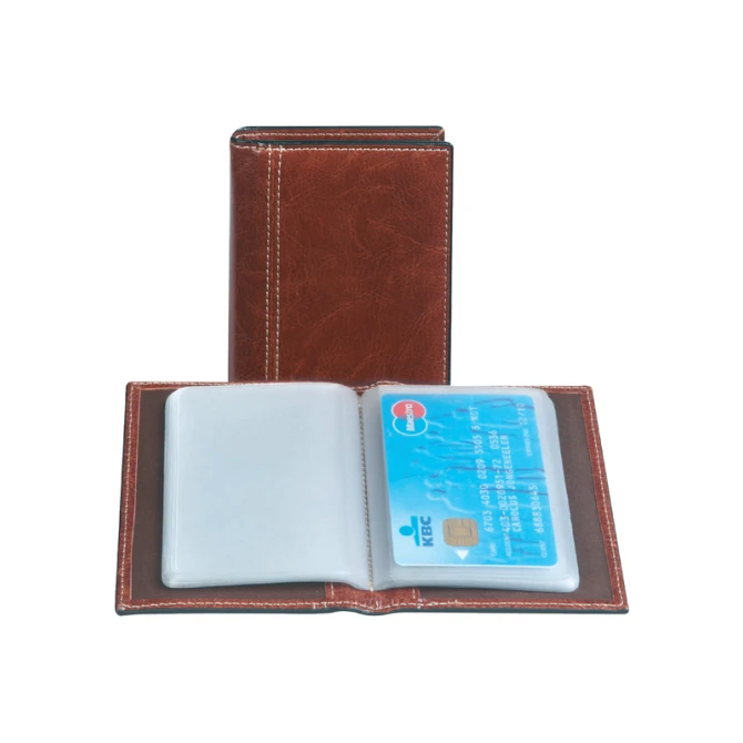 Creditkaart etui Palermo 40stuks bruin