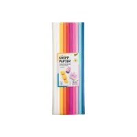 Crêpepapier Folia 50x200cm 10 rollen mixkleuren