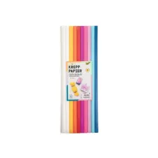 Crêpepapier Folia 50x200cm 10 rollen mixkleuren