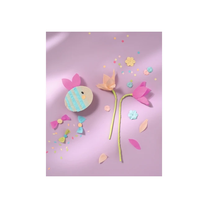 Crêpepapier Folia 50x200cm 10 rollen mixkleuren
