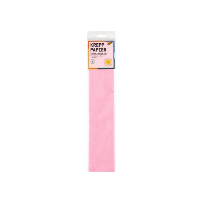 Crêpepapier Folia 50x250cm 10vel 119 lichtroze